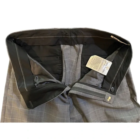 Men's Acne Studios Tailored Checked Wool Trousers Dress Pants 46 32 Waist